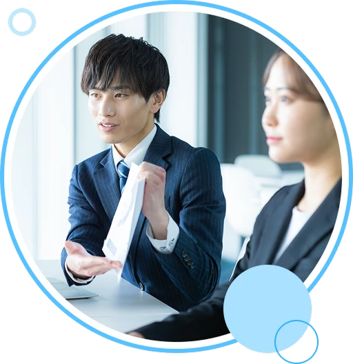 男性商談